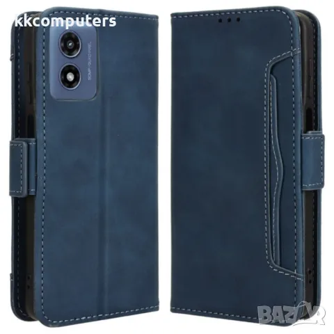 Motorola Moto G Play (2024) Multiple Card Slots /Magnetic Wallet Калъф и Протектор