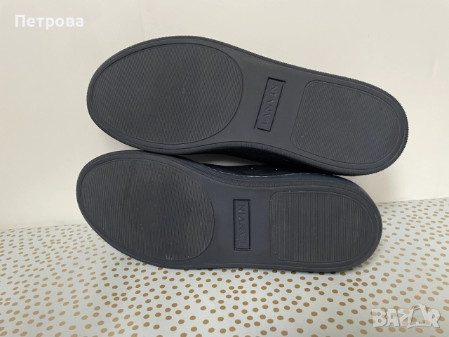 Lanvin Мъжки кожени обувки 44 Оригинал, снимка 7 - Маратонки - 51887908