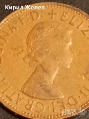 Стара монета 1 пени 1964г. Великобритания Кралица Елизабет втора 41155, снимка 6 - Нумизматика и бонистика - 49082271