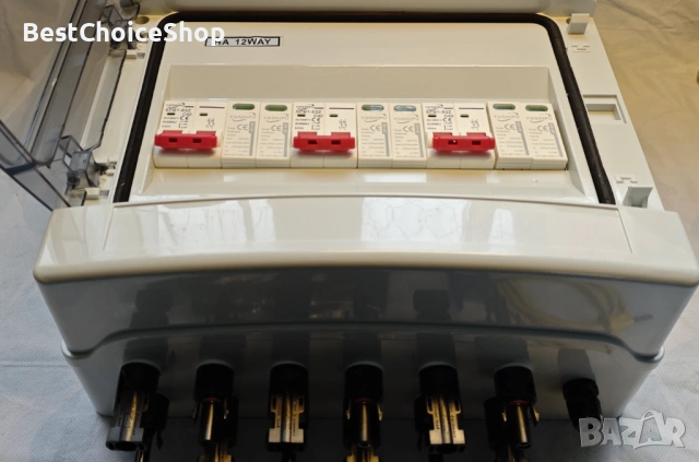 PV Фотоволтаична Защита от пренапрежение 3вх. 3 изхода DC прекъсвач – 1000V DC, 25A, IP65, снимка 3 - Друга електроника - 53506392