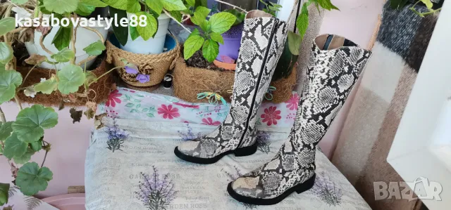 Ботуши Естествена кожа 37 н. , снимка 10 - Дамски ботуши - 47362792