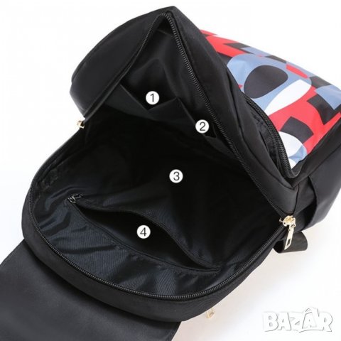 Дамска раница Alega Red, снимка 11 - Чанти - 43988767