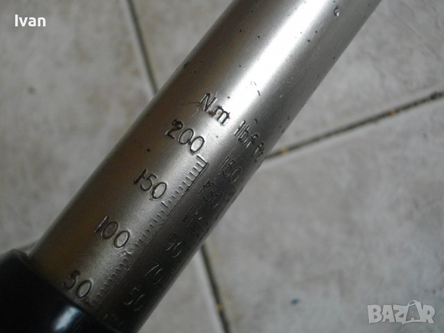 Английски 1/2 Захват 50-225 Nm-Динамометричен Ръчен Ключ-За Тежки Натоварвания-60см-2,0 кг-BRITOOL , снимка 7 - Други инструменти - 40151468