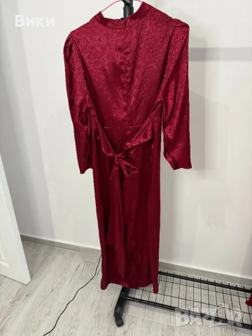 Дълга червена рокля , снимка 9 - Рокли - 48399870