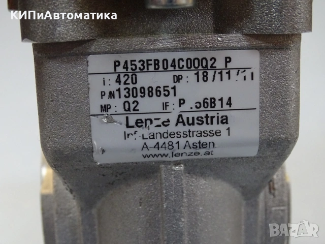 Червячен редуктор Lense P453FB04C0OQ2 P Worm Reducer size-45 ratio-420, снимка 5 - Резервни части за машини - 53166241