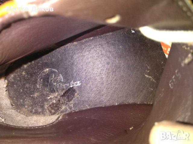 Обувки женски боти Bata естествена кожа подметка вибрам №39 стелка 25см, снимка 8 - Дамски боти - 43050242