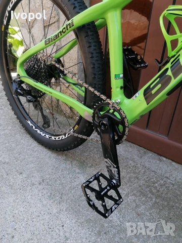 Bianchi 27,5 цола карбон 9,4 кг. 12 speed, снимка 5 - Велосипеди - 53386720