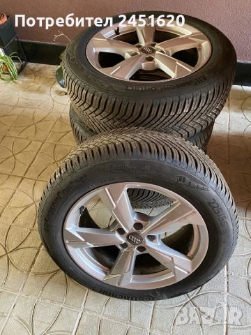 Зимни гуми 225/55/18 с джанти 18”, снимка 4 - Гуми и джанти - 52008344