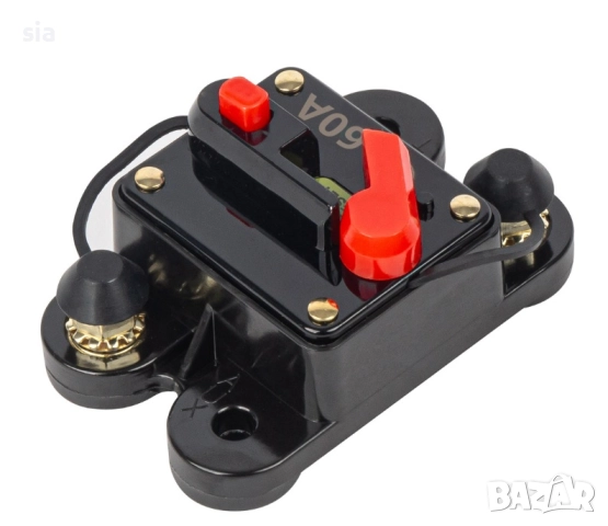 Автоматичен предпазител за кола, прекъсвач 12-48V 60A, снимка 2 - Аксесоари и консумативи - 52141475