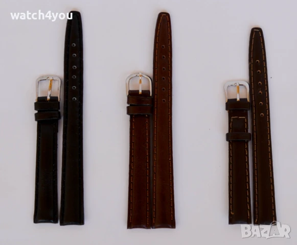 НОВИ КАЧЕСТВЕНИ КАИШКИ ЗА ЧАСОВНИЦИ.КАФЯВА ЧЕРНА БЯЛА БЕЖОВА КАИШКА ЗА ЧАСОВНИК. WATCH STRAP STRAPS, снимка 5 - Каишки за часовници - 20967999
