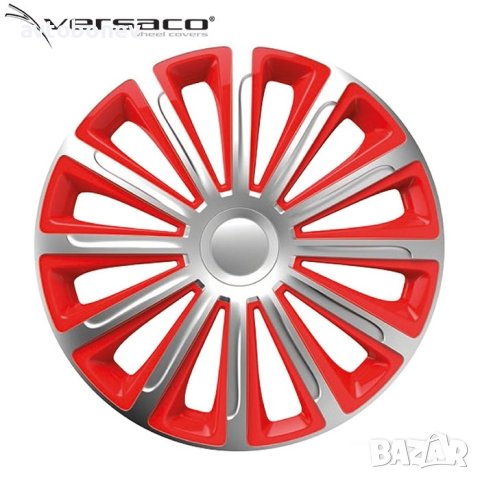 Тасове за джанти 16'' VERSACO TREND SILVER/RED
