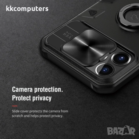 Apple iPhone 13 Pro Удароустойчив NILLKIN CamShield/ Ring Holder Калъф и Протектор