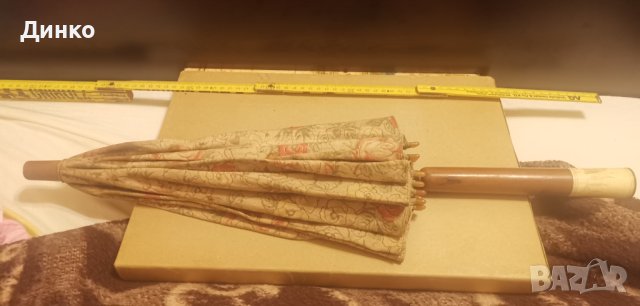 Дамски слънчев чадър на повече от 100години., снимка 3 - Антикварни и старинни предмети - 40244457