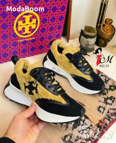 🔝Tory Burch естествена кожа дамски обувки🔝, снимка 4 - Маратонки - 43420315