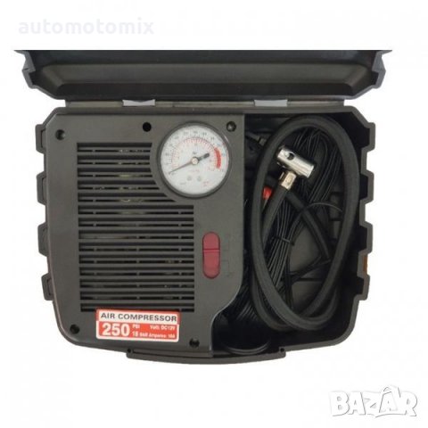 Компресор за гуми в куфар 12V - 26041, снимка 4 - Аксесоари и консумативи - 37460831