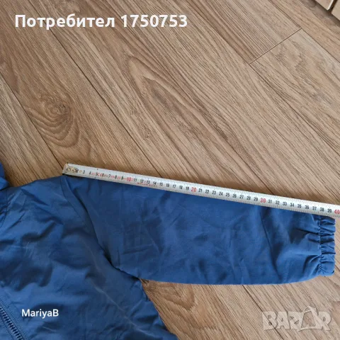 Памучно яке с цветя Lupilu, снимка 7 - Детски якета и елеци - 49993012