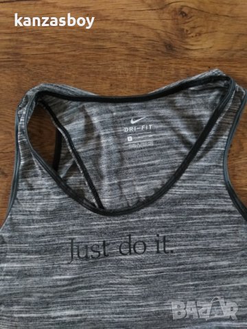 Nike W NK DRY TANK STUDIO JDI - страхотен дамски потник КАТО НОВ, снимка 4 - Потници - 36635177