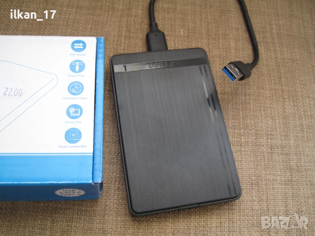 Кутия Нова за диск HDD 2.5", SATA, USB 3.0 НОВА Внос от Германия!, снимка 3 - Друга електроника - 51236260