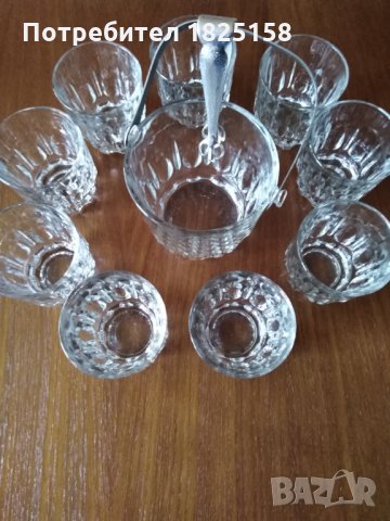 Сервиз 12 чаши и съд за лед, снимка 4 - Сервизи - 28320860