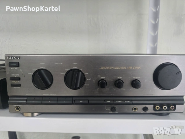 Продавам Стерео усилвател Sony LBT-D705 – Винтидж Класика / Hi-Fi, снимка 3 - Аудиосистеми - 53565762