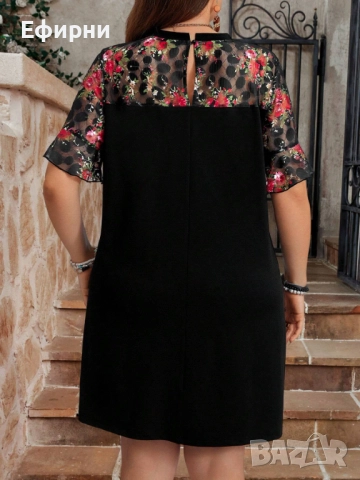 Елегантна рокля, РОКЛЯ С ДАНТЕЛА, Нежна рокля, снимка 2 - Рокли - 52219146