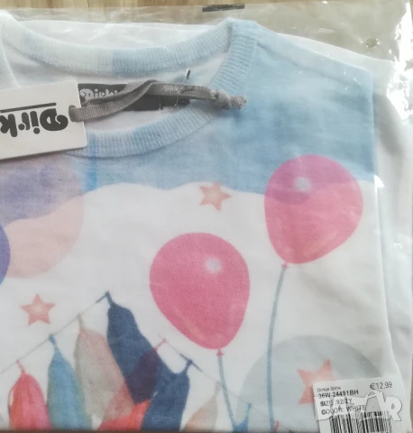 блузка с коте 2, 3 г, снимка 2 - Детски Блузи и туники - 22262304