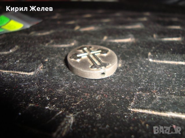 МЕТАЛНО СРЕБРИСТО КРЪСТЧЕ 21071, снимка 2 - Други - 32659501