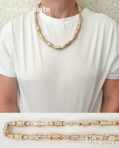 ПРОМОЦИЯ ! Златен мъжки синджир, снимка 1