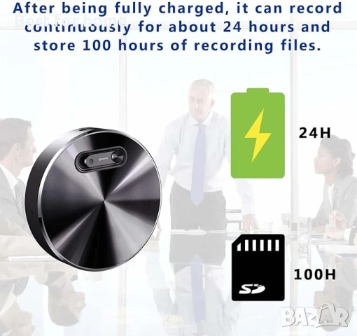 DizerLin Магнитен мини рекордер (диктофон) с гласово активиране, снимка 4 - Други - 50904869