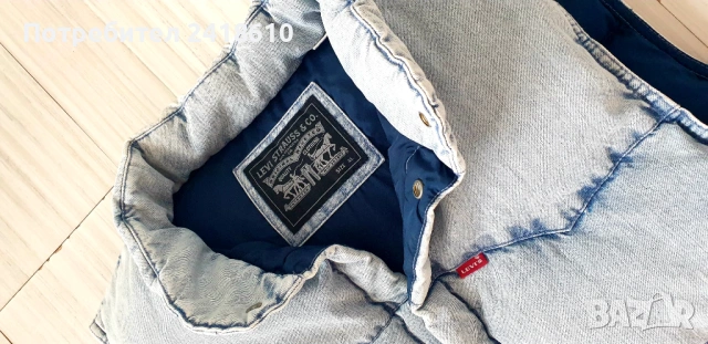 Levis Down Vest Mens Size XL /2XL НОВО! ОРИГИНАЛ Мъжки Пухен Елек!, снимка 10 - Якета - 53276265
