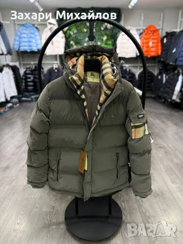 Мъжко Зимно Яке Бърбъри, снимка 2 - Якета - 51410916