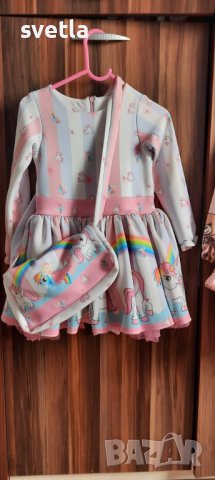 Рокля Еднорог, снимка 6 - Детски рокли и поли - 37751728