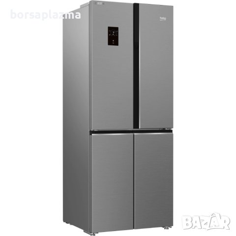 Двукрилен хладилник Side by side Beko GNE480E30ZXPN, 478 л, Клас F, NeoFrost Dual Cooling, HarvestFr, снимка 1 - Хладилници - 40650009