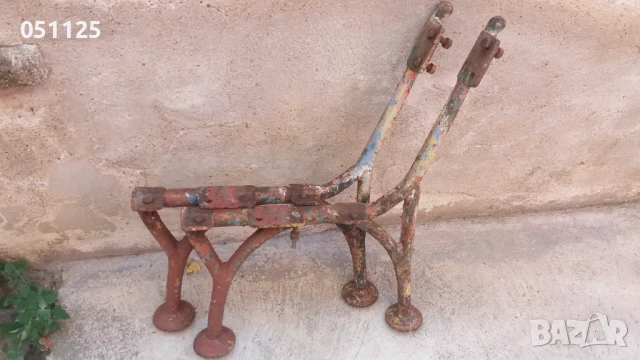 Отлични масивни чигунени стойки от пейка - 30 кг. царско време , снимка 17 - Градински мебели, декорация  - 50659865