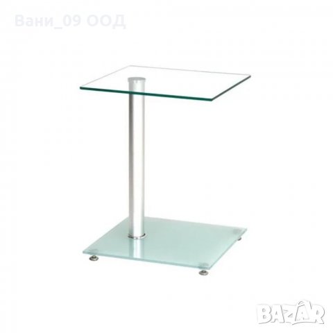 Помощна масичка-метал и стъкло, снимка 2 - Маси - 33062509