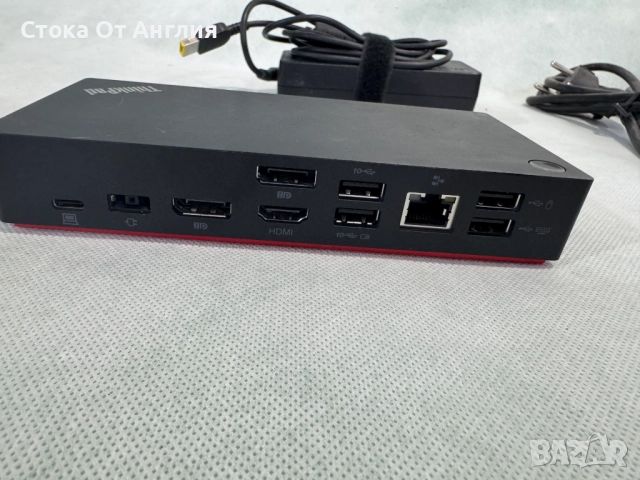 Докинг станция Lenovo ThinkPad USB-C Dock Gen 2/ 40AS/ LDC-G2, снимка 4 - Друга електроника - 52071578