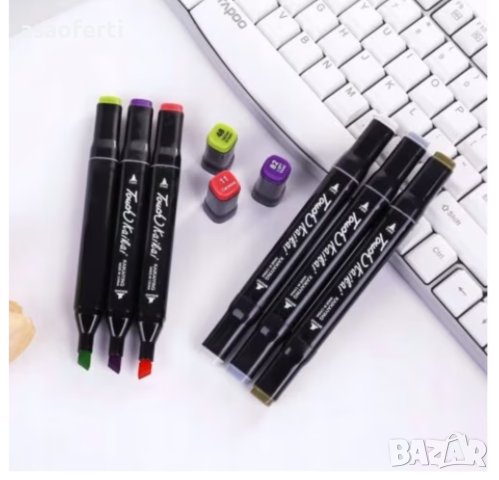 Комплект алкохолни маркери, изработени от висококачествени материали, които са подходящи за деца и в, снимка 4 - Образователни игри - 43064526