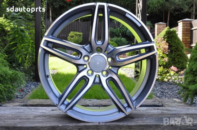 19" Джанти Мерцедес 5X112 Mercedes A C Cl CLA CLS E GL ML S 205 212 21, снимка 2 - Гуми и джанти - 27668528