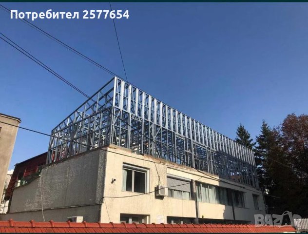 59€/м2-Надстрояване на къщи с метални конструкции - КРЕДИТ, снимка 2 - Монтажи - 44100380