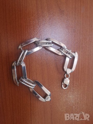 Сребърна гривна 43гр, снимка 1