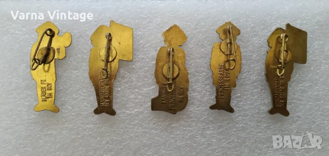 Значки Войници 5 бр. Германия. марк., снимка 2 - Колекции - 48127831