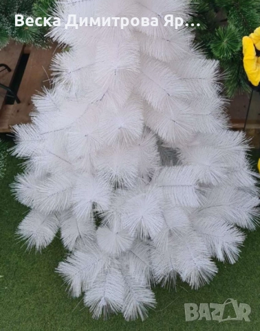 Промоция: Изкуствена коледна елха - бяла - 90 см, снимка 3 - Декорация за дома - 47838872