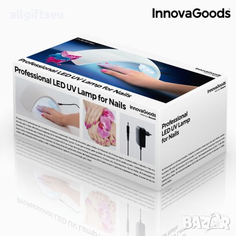LED UV Професионална Лампа за Нокти InnovaGoods, снимка 4 - Педикюр и маникюр - 39579533