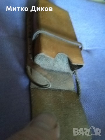 Калъвче за колан за цигари 100мм-естествена кожа 110х65х25мм, снимка 6 - Табакери - 32973601