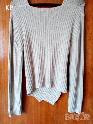 Италиански пуловер 50% мерино , снимка 2 - Блузи с дълъг ръкав и пуловери - 43851083