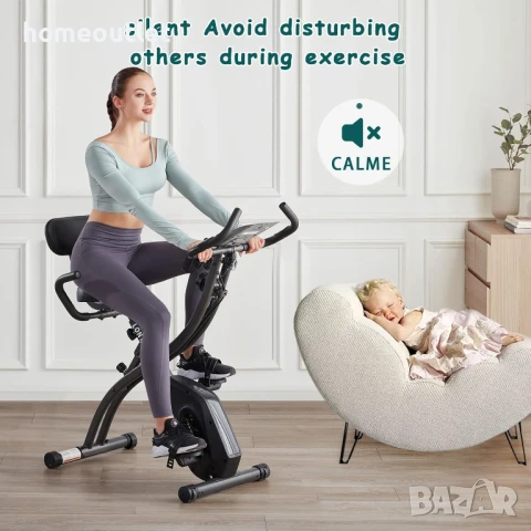 ПРОМОЦИЯ Сгъваем многофункционален велоергометър LONTEK XB-SJ202, снимка 2 - Велосипеди - 50970444