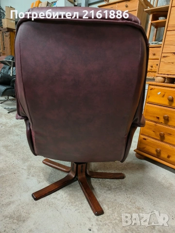 3983 Relax кресло от естествена кожа , снимка 4 - Дивани и мека мебел - 53297249