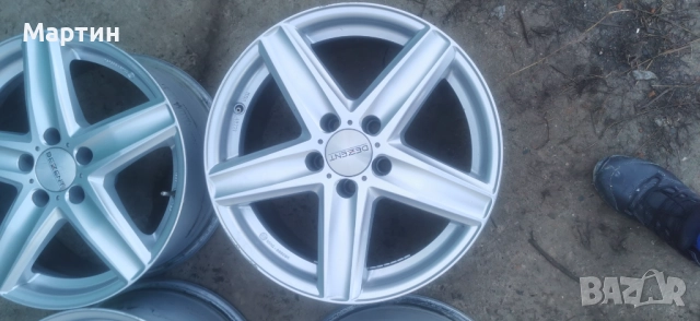 Алуминиеви джантиъс DEZENT 17 5Х112 ET 30 8j, снимка 2 - Гуми и джанти - 52891996