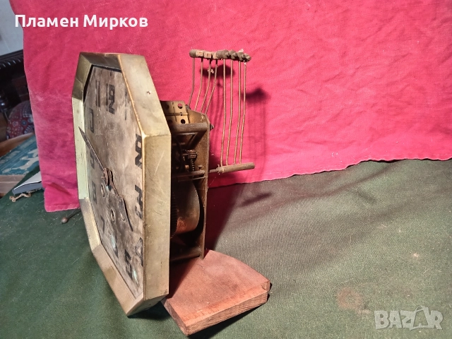 Механизъм от стар английски уестминстърски часовник, снимка 4 - Антикварни и старинни предмети - 52592146