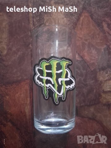 ***ТОП***Стъклена чаша с лога на Монстър Енерджи Monster Energy , снимка 5 - Други стоки за дома - 38250042
